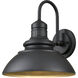 Adda LED 12.25 inch Powder Coated Black Outdoor Wall Sconce